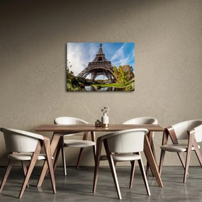 Tablou - Turnul Eiffel colorat (70x50 cm)