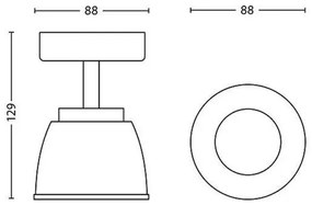 Spot LED Philips 53350/17/16 MYLIVING COUNTY 1xLED/4W/230V