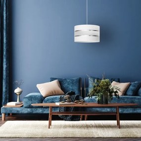 Lustră pe cablu HELEN 1xE27/15W/230V d. 35 cm albă