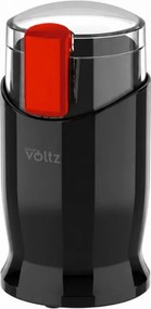 Rasnita elevctrica pentru cafea Oliver Voltz , 150 W, 60 g, Sistem de siguranta, Cutite din otel, Negru