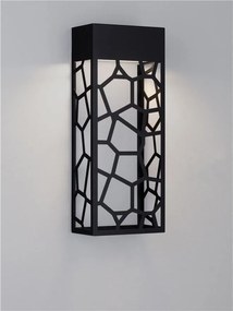 Aplica LED pentru exterior design arhitectural RAGNO negru