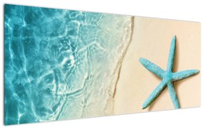 Tablou - Stea de mare pe plajă (120x50 cm)