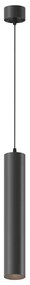 Pendul LED iluminat design tehnic FOCUS D-5,2cm negru