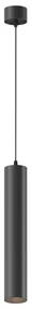Pendul LED iluminat design tehnic FOCUS D-5,2cm negru