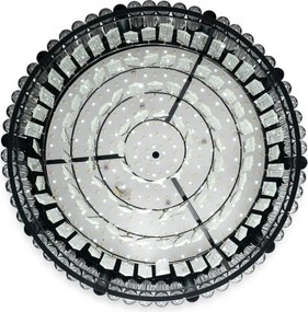 BRILAGI - Plafonieră LED dimabilă CROWN LED/41W/230V diam. 48 cm neagră + telecomandă