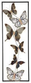 Decorațiune metalică pentru perete Mauro Ferretti Butterflies
