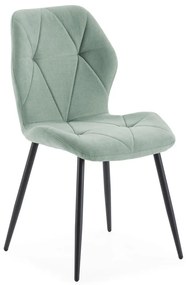 Scaune de dining verde-mentă 4 buc. Luna – Marckeric
