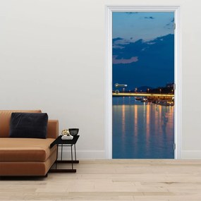 Fototapet pentru ușă - Bratislava cu castel (95x205cm)