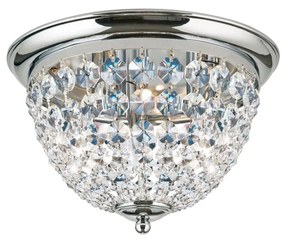 Plafoniera cristal Asfour design elegant lux PLAFOND D-35cm crom