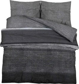 vidaXL Set cu husă de pilotă, gri închis, 240x220 cm, bumbac