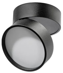 Spot LED aplicat directionabil de tavan/plafon MONA 18W 3000K negru