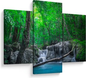 Tablou - Cascada Erawan, Kanchanaburi, Thailanda (90x60 cm)