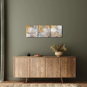 Tablou - Abstract (cu ceas) (90x30 cm)