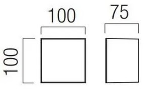 Redo 90321 - Lampă LED de exterior KODIAK, 5W, 230V, 4000K, 10 cm, IP65, alb