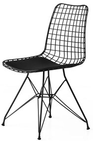 Set de scaune de sufragerie Tivoli Black, 2 bucăți