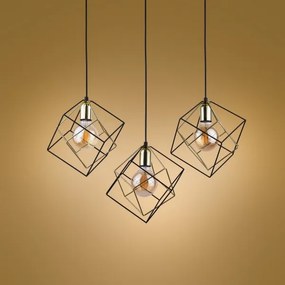 Lustră pe cablu ALAMBRE 3xE27/60W/230V