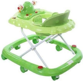 Premergator reglabil in 3 trepte NOVOKIDS™ Duckey, cu melodii, Ratusca, Pliabil, Verde