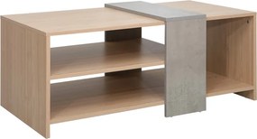 Masuta Cafea Cozzart PAL, Finisaj Stejar-Gri, Dim. 100x53x41.5 Cm