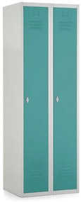 Dulap metalic, 60 x 50 x 180 cm, blocare, verde - ral 6033