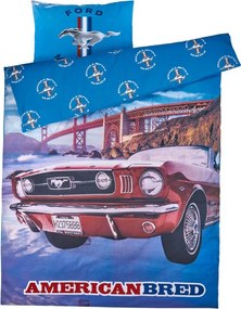 Lenjerie de pat din bumbac 3D MUSTANG LEGEND colorat, 100% bumbac Dimensiune lenjerie de pat: 80 x 80 cm | 135 x 200 cm