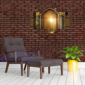 Tablou - Poarta din pădure (90x60 cm)