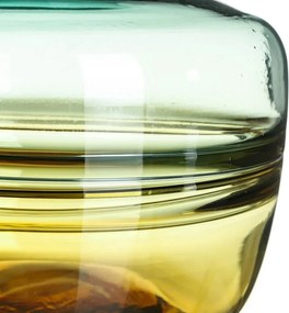 Vas din sticla, Vaza eleganta din sticla VERDE-AMARILLO SX-108613