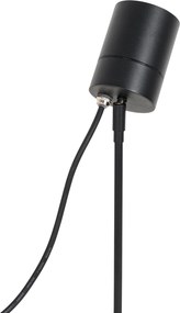 Punct cu vârf modern negru AR70 reglabil IP44 - Solo