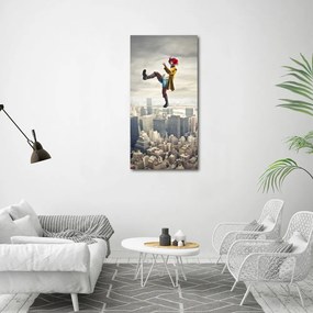 Imprimare tablou canvas Linii clown