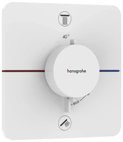 Hansgrohe ShowerSelect Comfort Q baterie cadă-duș ascuns cu termostat alb 15583700