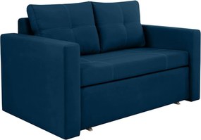 Canapea BUNIO III, stofa clasica albastru - Manila 26, 147x88x86 cm