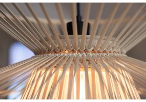 Lustră pe cablu Markslöjd 108785 DUPLICI 1xE27/40W/230V bej/bambus