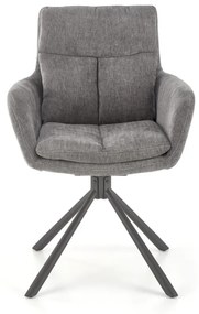 Scaun rotativ K495 stofa gri