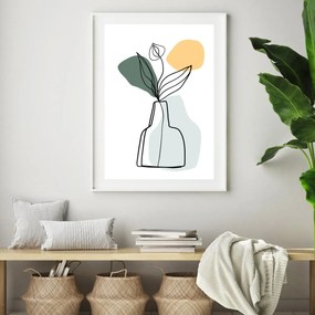 Poster - Vaza cu platnă (A4)
