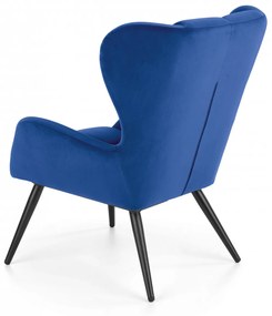 Fotoliu Tyrion velvet bleumarin H91 cm
