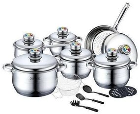 Set oale inox 18 piese Royalty Line RL-1802,inductie,gaz,electric