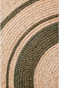 Covor în culoare naturală reversibil/țesut manual rotund din iută ø 150 cm Basil – Hanse Home