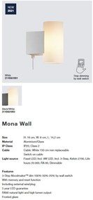 Aplica LED de perete design modern MONA negru 2110561003 NL