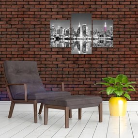 Tablou - New York și zgârie-norii mov (90x60 cm)