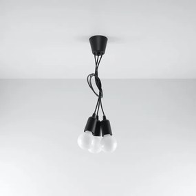 Lustră pe cablu DIEGO 3xE27/60W/230V