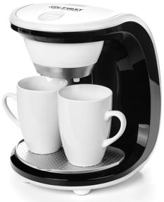 Cafetiera First Austria FA-5453-2, 450W, 2 cesti, Filtru detasabil, Alb