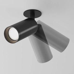 Spot incastrabil design tehnic Focus negru