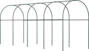 Outsunny Seră de grădină seră pentru roșii 4 x 1,20 x 1,70 m 5 arcade din oțel, pânză din PE | Aosom Romania