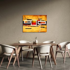 Tablou pe sticlă - Abstract (70x50 cm)