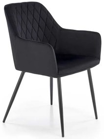 Scaun de bucătărie Kinzie, negru