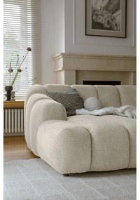 Colțar bej (cu colț pe partea stângă/cu șezlong) Shell – Miuform