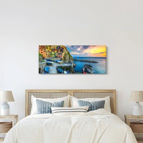 Tablou - Satul mediteranean (120x50 cm)
