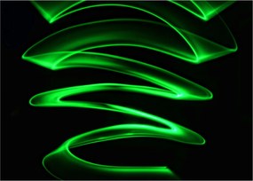 Tablou - valuri neon (70x50 cm)