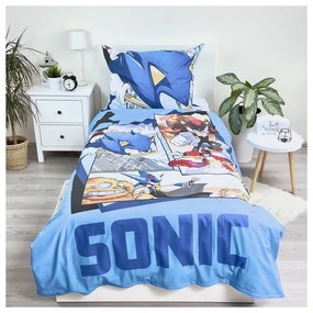 Lenjerie de pat pentru copii din bumbac pentru pat de o persoană 140x200 cm Sonic – Jerry Fabrics