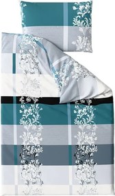 Lenjerie de pat din polibumbac LUXURY turcoaz Dimensiune lenjerie de pat: 70 x 90 cm | 140 x 220 cm