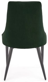 Scaun de bucaterie Marien, verde/negru